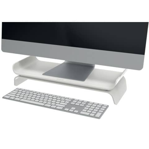 Supporto per monitor regolabile a 2 altezze Leitz Ergo grigio chiaro - 209x112x438 mm - 65040085